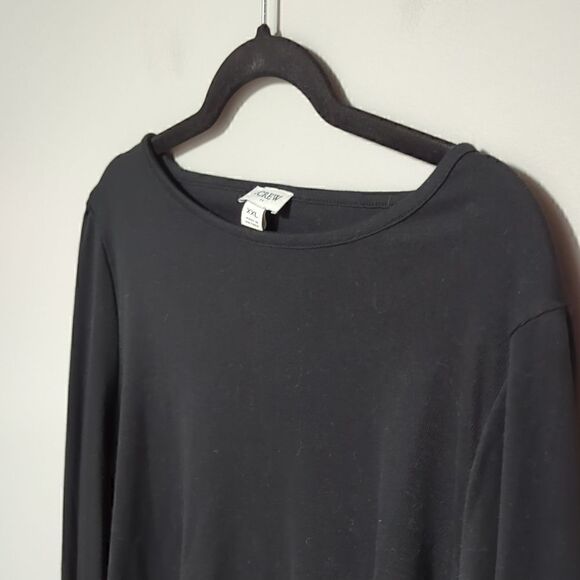 J Crew Long Sleeve Black Blouse - Picture 2 of 6